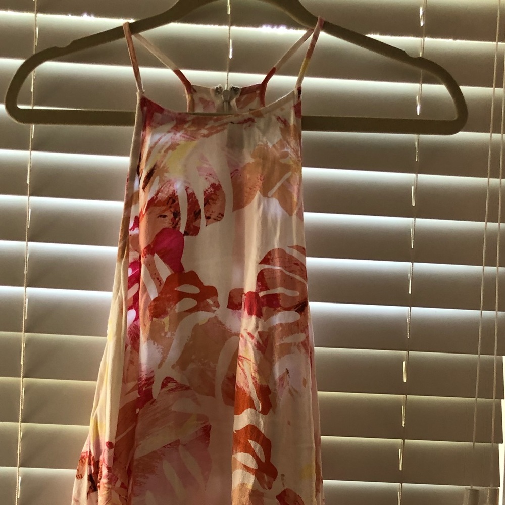 Leaf Patterned Dress